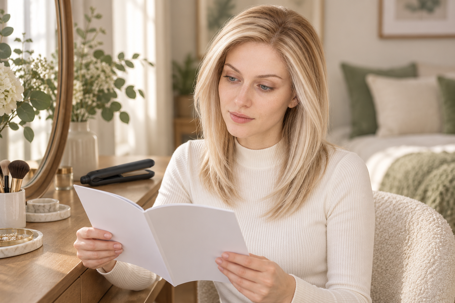 Check the instructions for the exact wig before choosing a heat tool. editorial illustration; no heat test was performed.
