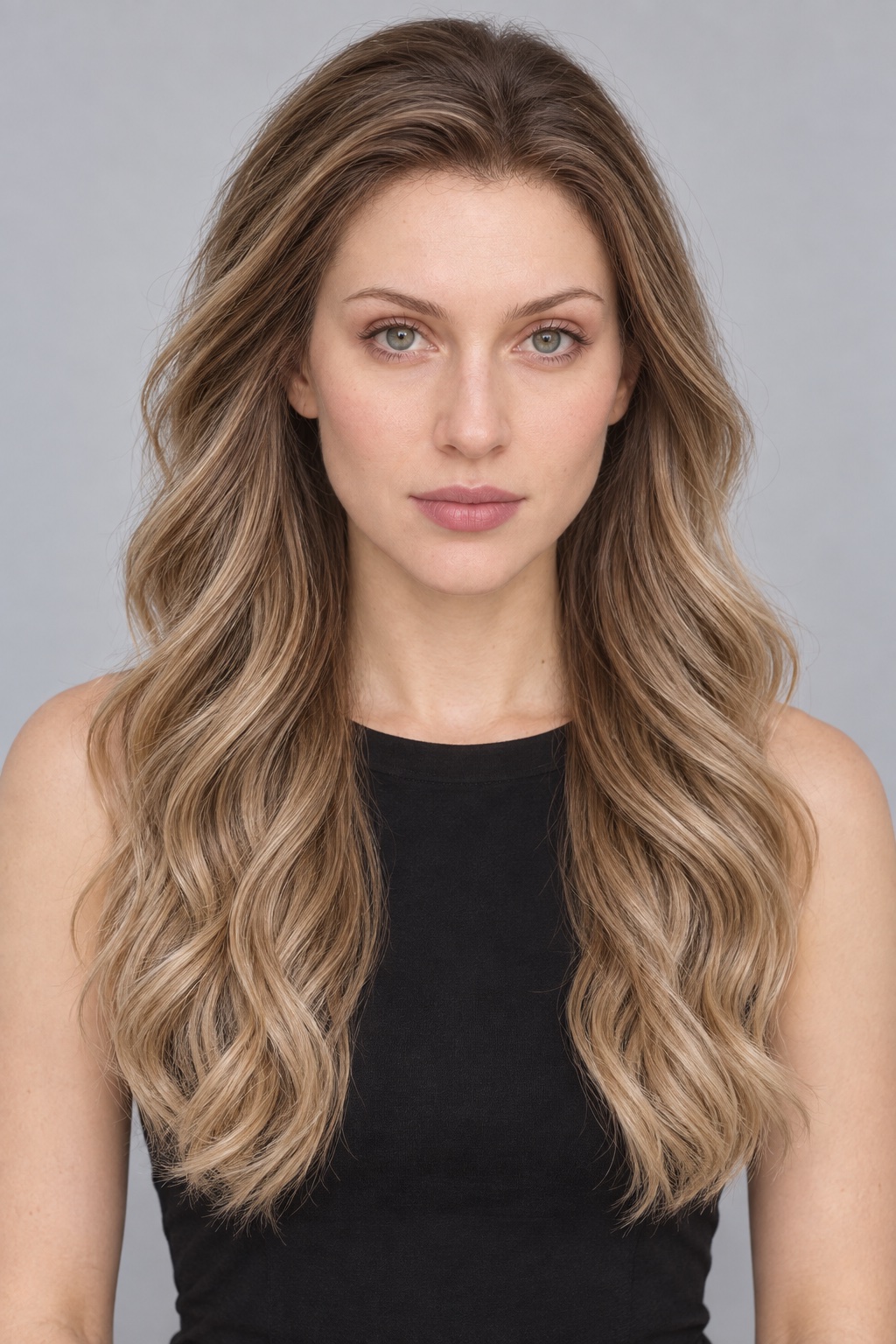 Ultra-Breathable Golden Brown Soft Waves — Handmade Large-Area Lace Wig L