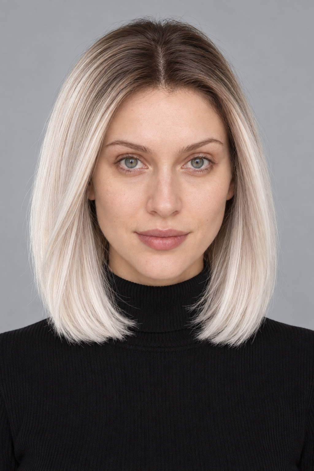 Aurora — Ultra-Breathable Golden Layered Lace Wig — Gradient Platinum