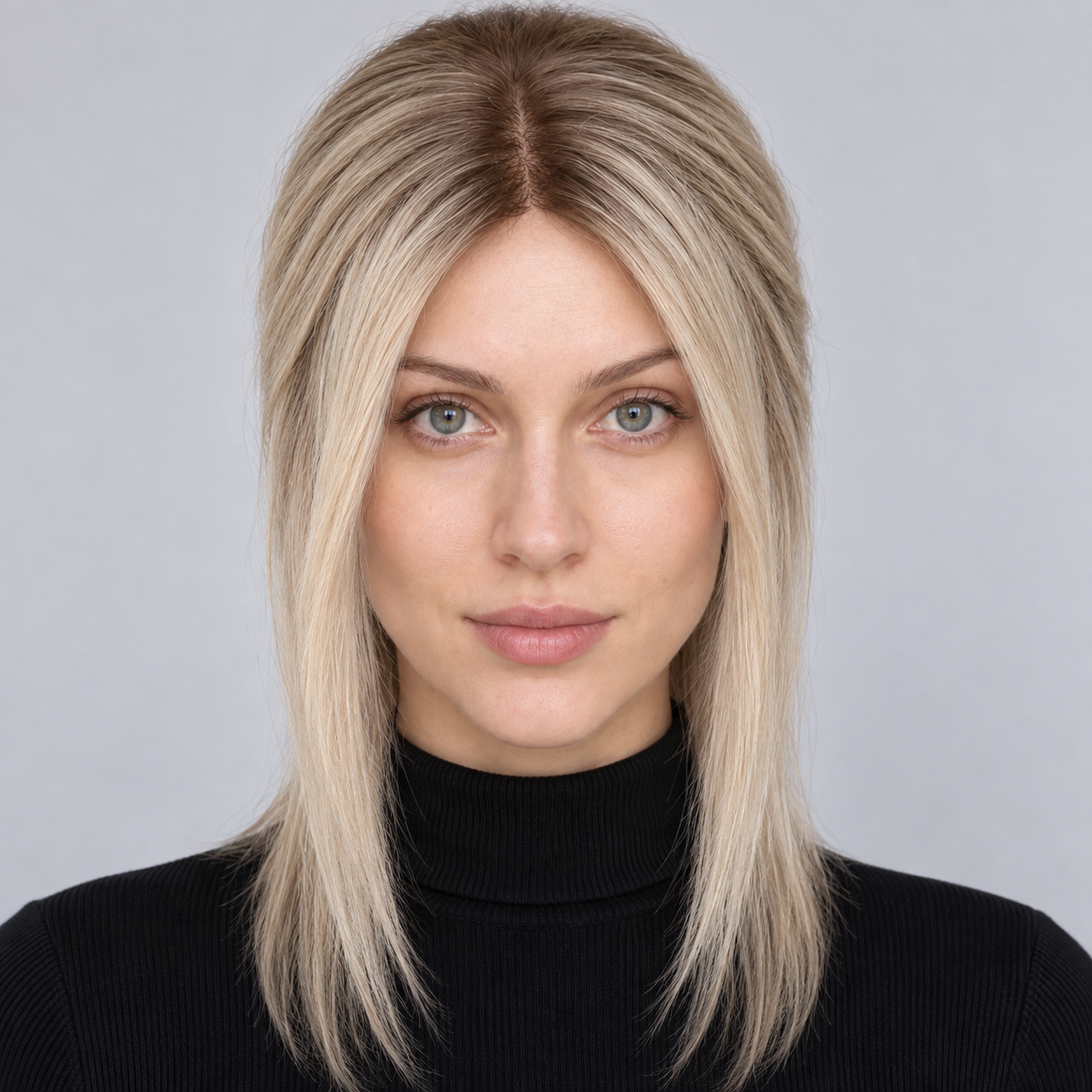 Ultra-Breathable Natural Blend Human Hair Crown Topper