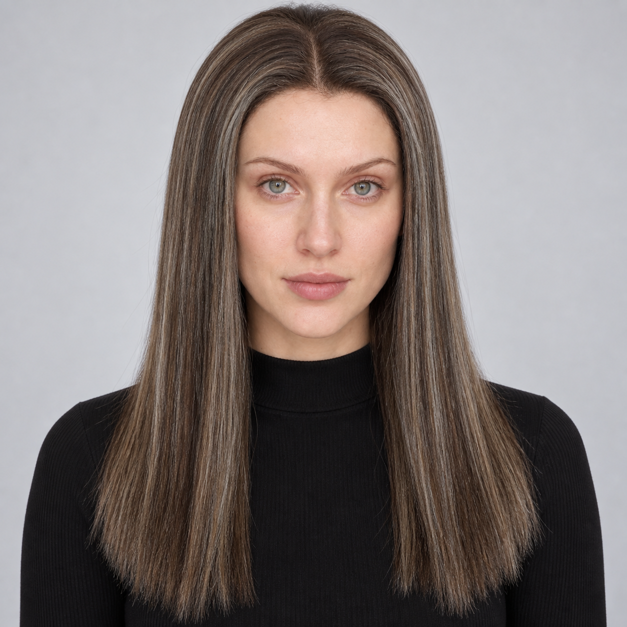 Ultra-Breathable Sleek Centre-Part Fully Hand-Tied Lace Human Hair Wig