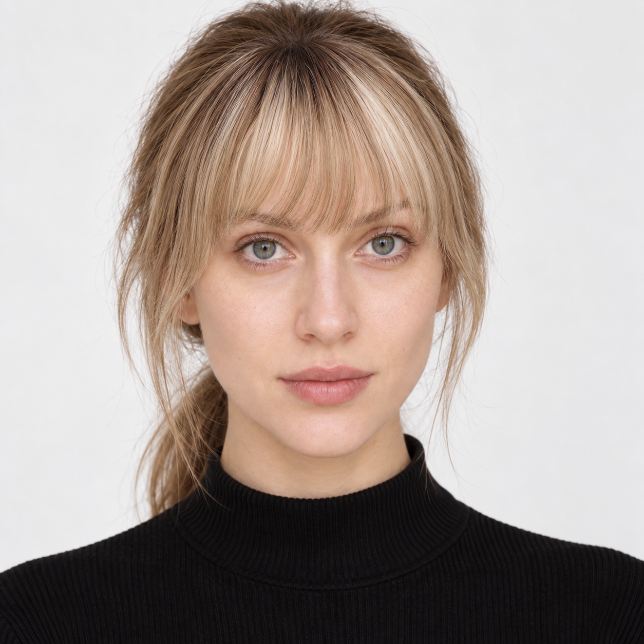 Ultra-Breathable Hand-Tied Human Hair Clip-In Fringe