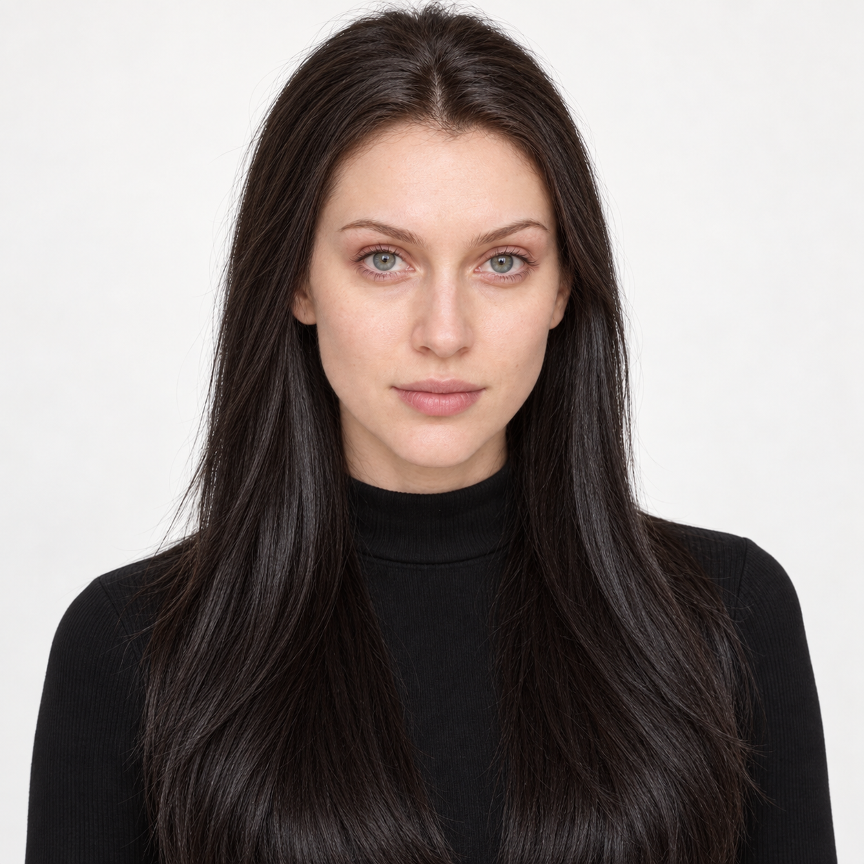 Ultra-Breathable Fully Hand-Tied Mono Human Hair Topper — Natural Black