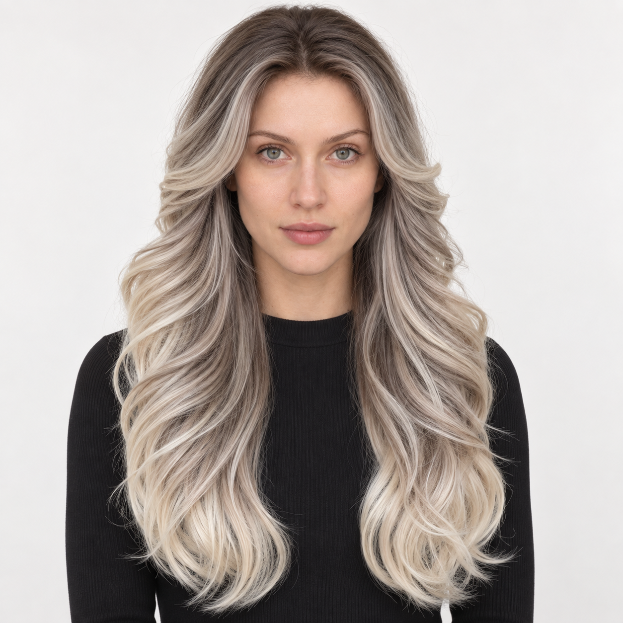 Soft Rooted Waves Synthetic Wig — Special Offers — Ash Brown Waves