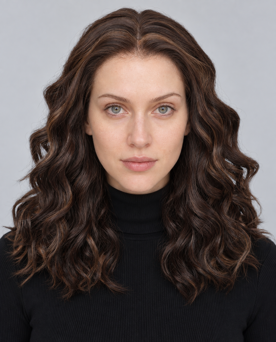 Mirelle — Ultra-Breathable Highlighted Brown Curls