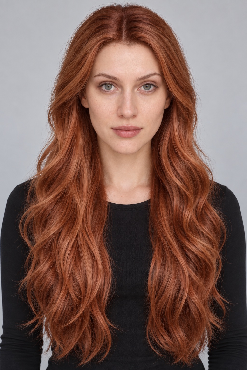 Dimensional Waves Synthetic Wig — Special Offers — Copper Orange