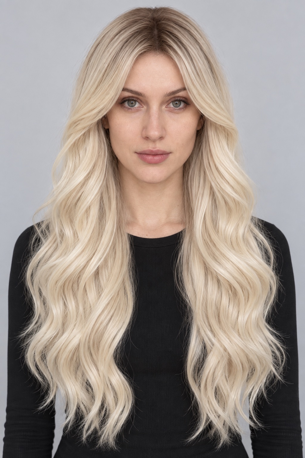 Dimensional Waves Synthetic Wig — Special Offers — Rooted Cream Blonde